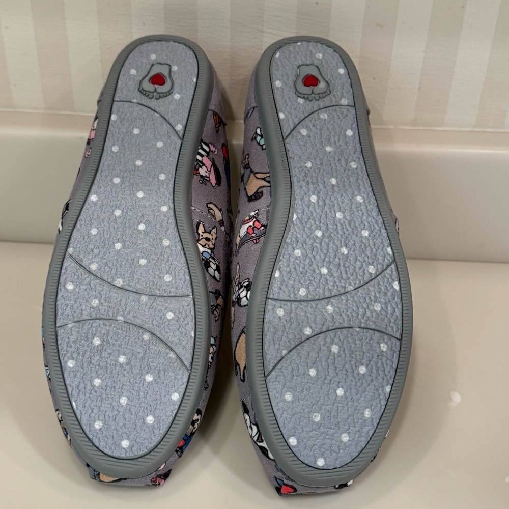 Bobs Plush Sporty Dogs Casual Slip-On Flats Bobs For Dogs New - Picture 12 of 16